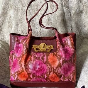 NWOT LEATHER SHARIF SHOULDER BAG WITH DUST BAG